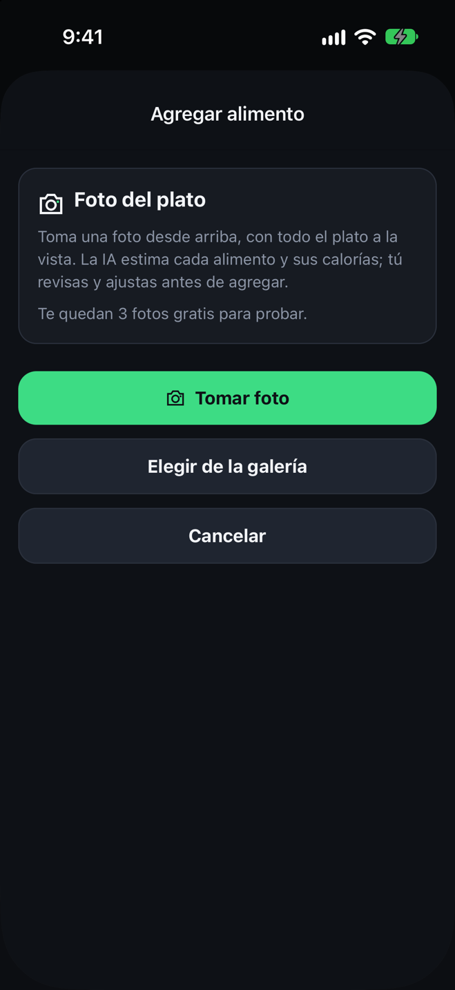 Foto del plato: la IA estima cada alimento y sus calorías